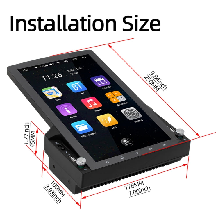 D110 Car Android Navigation Machine Support Mobile Phone Interconnection / Steering Wheel Control, D110 10.1-Inch