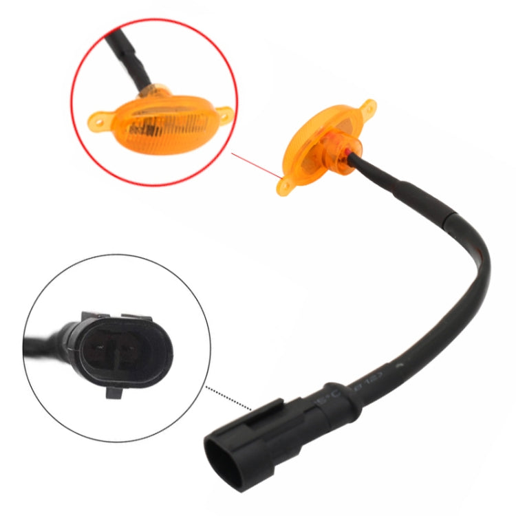 DC12V / 6W 6 in 1 Front Grille Warning Light for Ford Raptor F150 2017-2019, 6 in 1, 6 in 1 (Yellow)