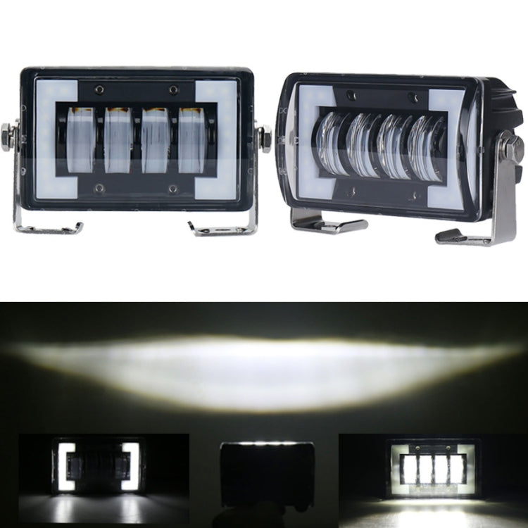 4.76 inch 24W DC 12-24V 1800LM IP67 Car Work Lights / Front Bumper Lights / Roof Lights, with Holder, 4.76 inch