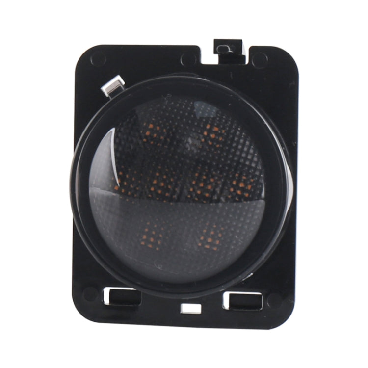 8W DC 12V Car SUV Refit LED Wheel Eyebrow Turn Signal for Jeep Wrangler JK 07-17, Specification: Smoke Black Without Aperture, Specification: Smoke Black Without Aperture