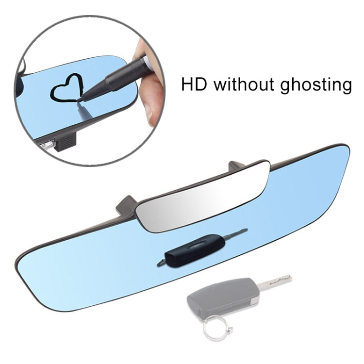 YC-193 Multifunctional Car Interior Rearview Mirror Large Field of Vision Anti-glare Auxiliary Car Blue Mirror, YC-193