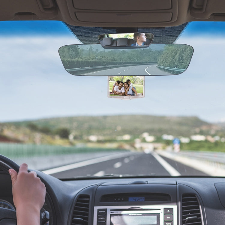 YC-193 Multifunctional Car Interior Rearview Mirror Large Field of Vision Anti-glare Auxiliary Car Blue Mirror, YC-193