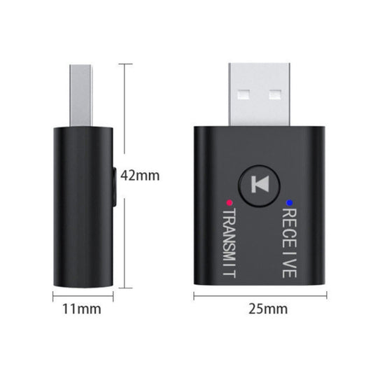 M188 Car Bluetooth Transmitter Receiver with Microphone Support Hands-free Call