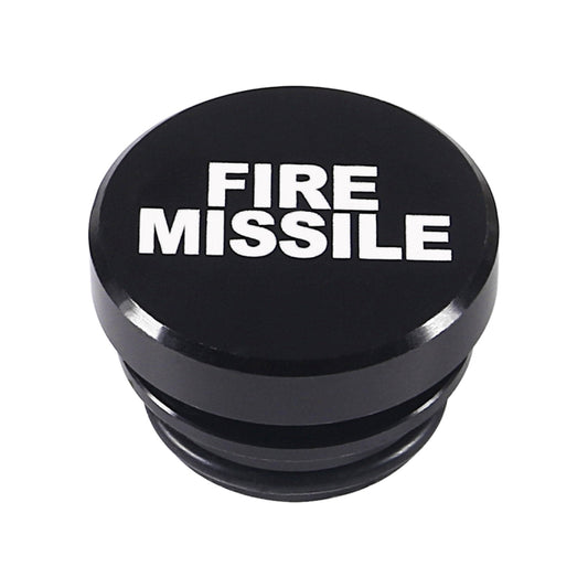 2 PCS Car / Motorcycle FIRE MISSILE Letter Metal Cigarette Lighter Dust Cover