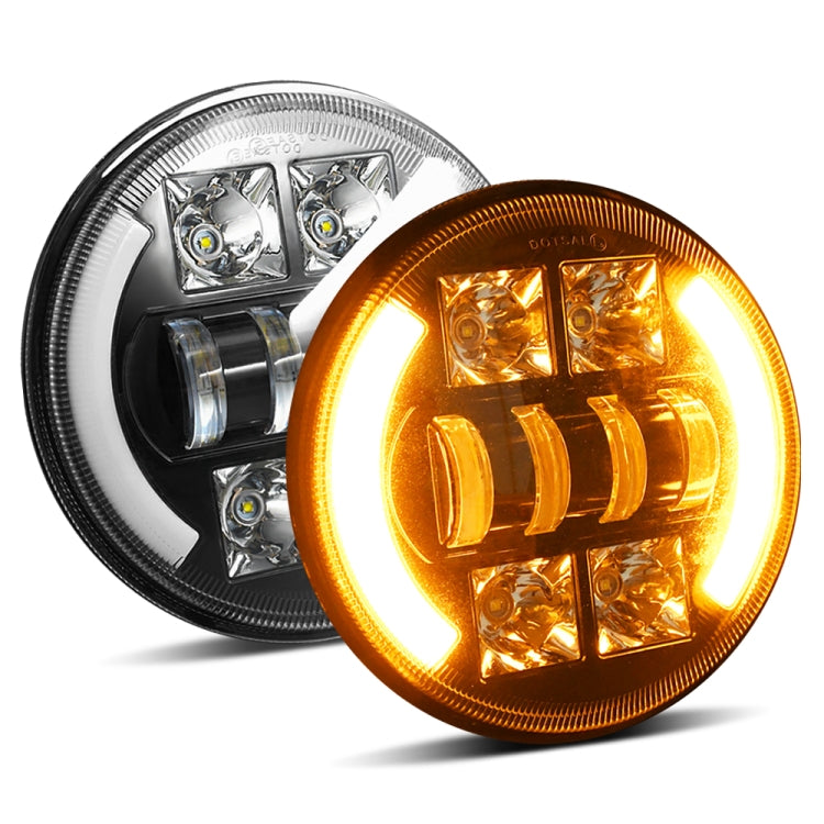Car 7 inch DC9-30V  LED Headlight Modification Accessories for Jeep Wrangler, 7 inch Round