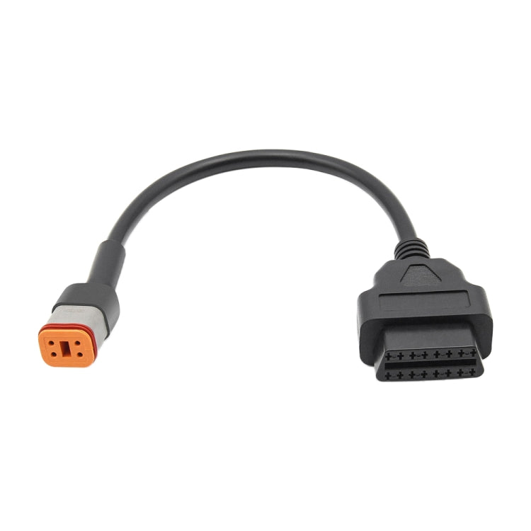4Pin Motorcycles OBD2 Conversion Cable OBDII Diagnostic Adapter Cable for Harley Davidson, 4Pin