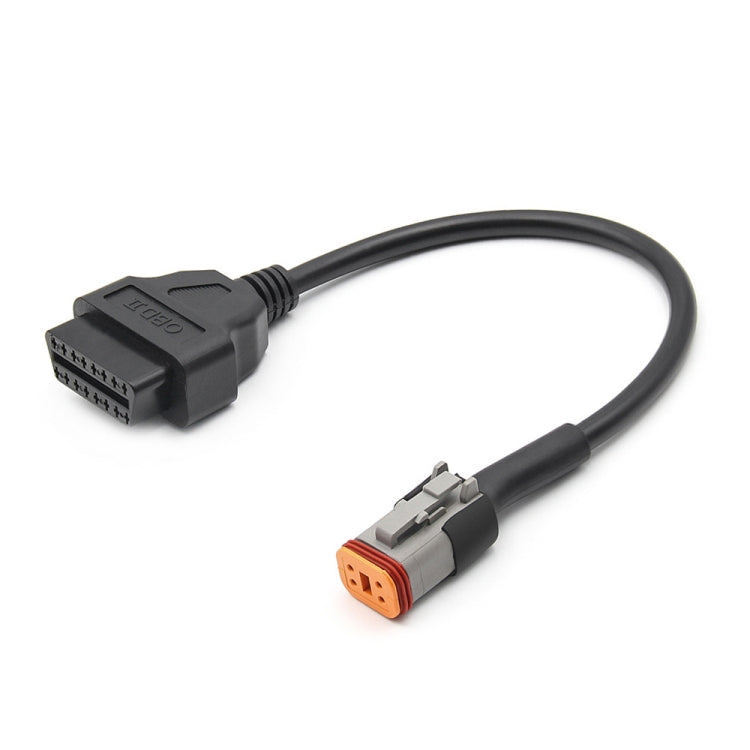 4Pin Motorcycles OBD2 Conversion Cable OBDII Diagnostic Adapter Cable for Harley Davidson, 4Pin