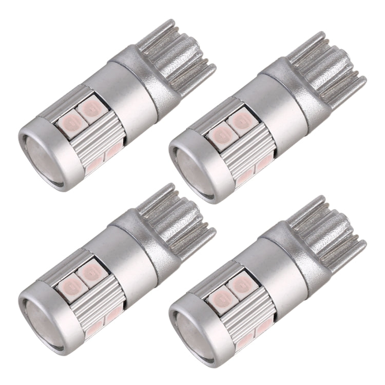 4 PCS T10 DC12V / 2W Car Clearance Light 9LEDs SMD-3030 Lamp Beads , 9LEDs SMD-3030 (Red Light), 9LEDs SMD-3030 (White Light), 9LEDs SMD-3030 (Yellow Light), 9LEDs SMD-3030 (Ice Blue Light), 9LEDs SMD-3030 (Blue Light), 9LEDs SMD-3030 (Pink Light)