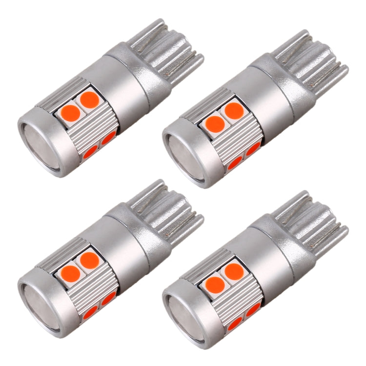 4 PCS T10 DC12V / 2W Car Clearance Light 9LEDs SMD-3030 Lamp Beads , 9LEDs SMD-3030 (Red Light), 9LEDs SMD-3030 (White Light), 9LEDs SMD-3030 (Yellow Light), 9LEDs SMD-3030 (Ice Blue Light), 9LEDs SMD-3030 (Blue Light), 9LEDs SMD-3030 (Pink Light)