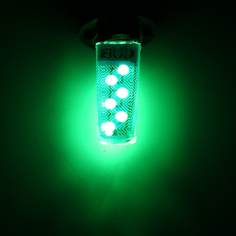 10 PCS T10 DC12V / 1.2W Car Clearance Light 12LEDs COB Lamp Beads, 12LEDs COB (Green Light), 12LEDs COB (Red Light), 12LEDs COB (White Light), 12LEDs COB (Yellow Light), 12LEDs COB (Ice Blue Light), 12LEDs COB (Blue Light), 12LEDs COB (Pink Light)