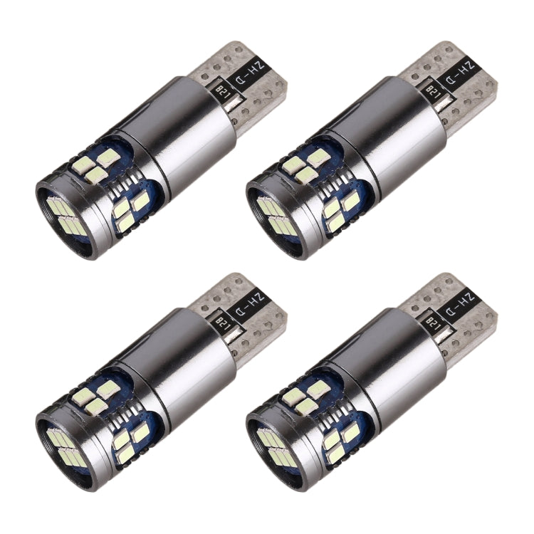 4 PCS T10 DC12V / 2.5W Car Clearance Light 18LEDs SMD-3020 Lamp Beads, 18LEDs SMD-3020 (White Light), 18LEDs SMD-3020 (Yellow Light), 18LEDs SMD-3020 (Ice Blue Light), 18LEDs SMD-3020 (Blue Light), 18LEDs SMD-3020 (Pink Light)