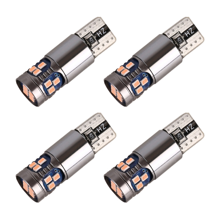 4 PCS T10 DC12V / 2.5W Car Clearance Light 18LEDs SMD-3020 Lamp Beads, 18LEDs SMD-3020 (White Light), 18LEDs SMD-3020 (Yellow Light), 18LEDs SMD-3020 (Ice Blue Light), 18LEDs SMD-3020 (Blue Light), 18LEDs SMD-3020 (Pink Light)