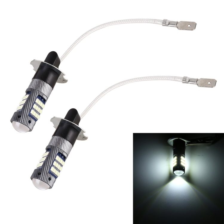 1 Pair H3 DC12V / 5W Car LED Fog Light with 42LEDs SMD-2016 Lamp Beads, H3 (White Light), H3 (Yellow Light)