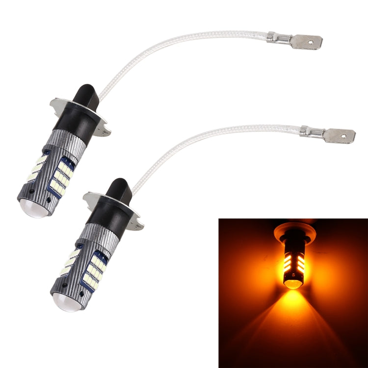 1 Pair H3 DC12V / 5W Car LED Fog Light with 42LEDs SMD-2016 Lamp Beads, H3 (White Light), H3 (Yellow Light)