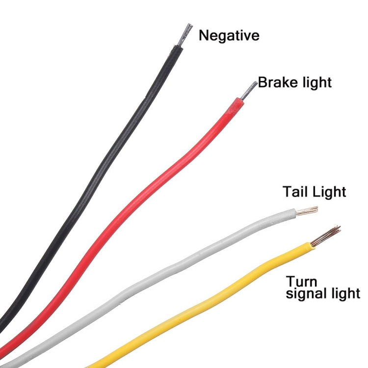 MK-013 Spotlight Dynamic Car Tail Light Signal Lamp Indicator Strobe Flashing Warning Light 12-24V, MK-013