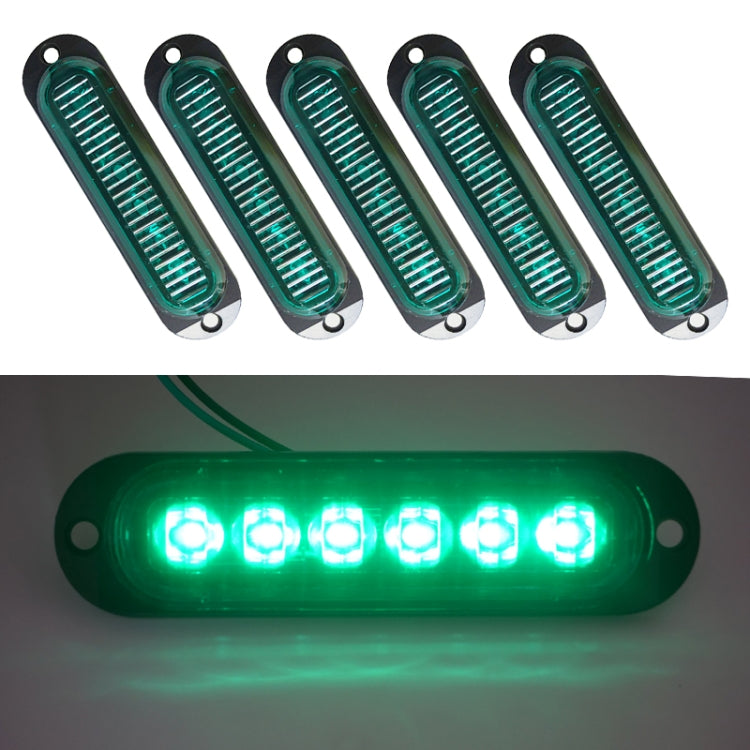 5 PCS MK-093 Car / Truck 6LEDs Side Marker Indicator Lights Bulb Lamp, MK-093(Blue Light), MK-093(Green Light), MK-093(Red Light), MK-093(White Light), MK-093(Yellow Light)