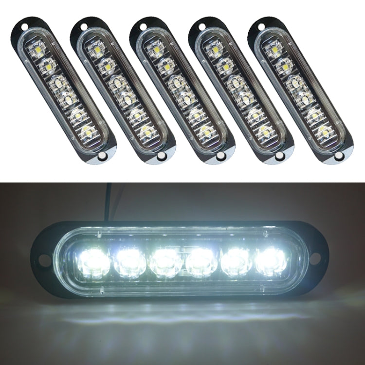 5 PCS MK-093 Car / Truck 6LEDs Side Marker Indicator Lights Bulb Lamp, MK-093(Blue Light), MK-093(Green Light), MK-093(Red Light), MK-093(White Light), MK-093(Yellow Light)