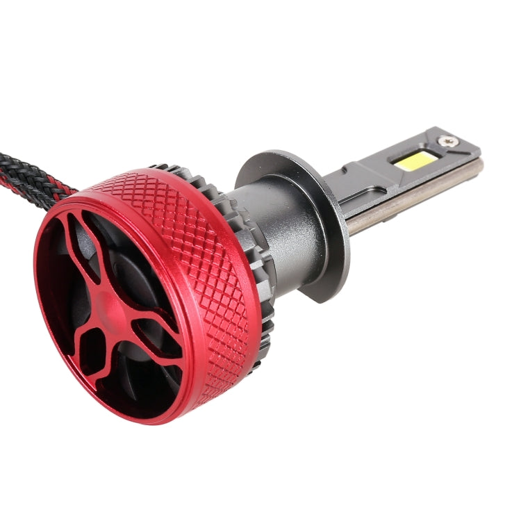 1 Pair H1 DC12V 65W 6000K 6500LM LED Car Headlights, H1