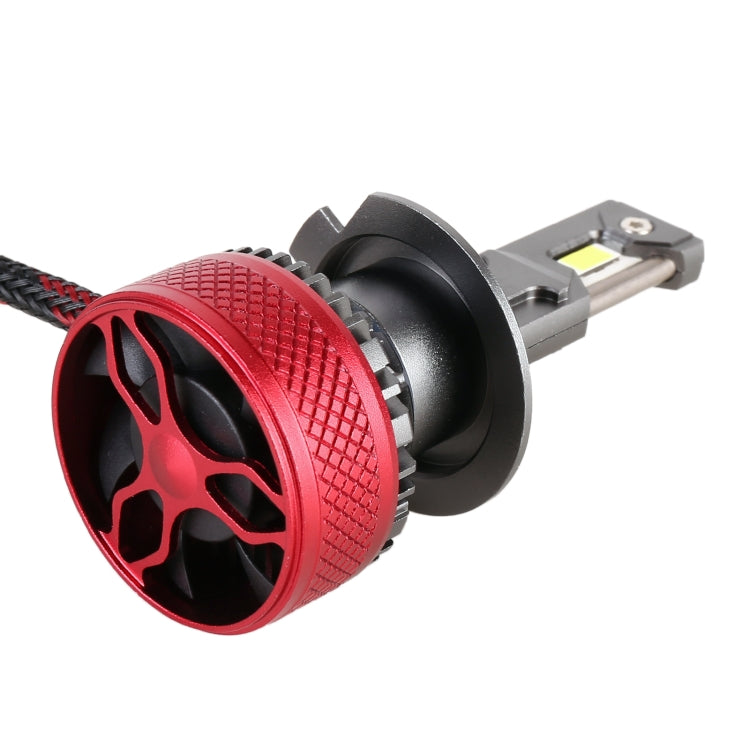 1 Pair H7 DC12V 65W 6000K 6500LM LED Car Headlights, H7