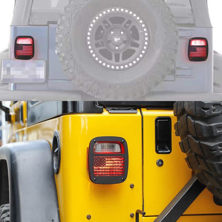 P-018 Car Tail Light Trim Taillight Cover for Jeep Wrangler TJ 1997-2006, P-018