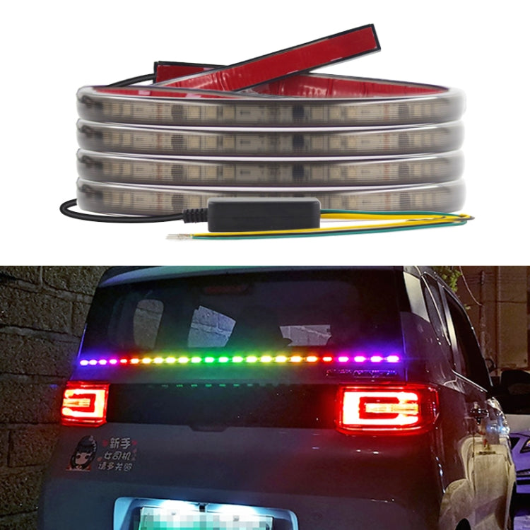 S20-200CM 200cm DC12V-24V Car Rear LED RGB Daytime Running Lights Strip Colorful Lamp, S20-200CM
