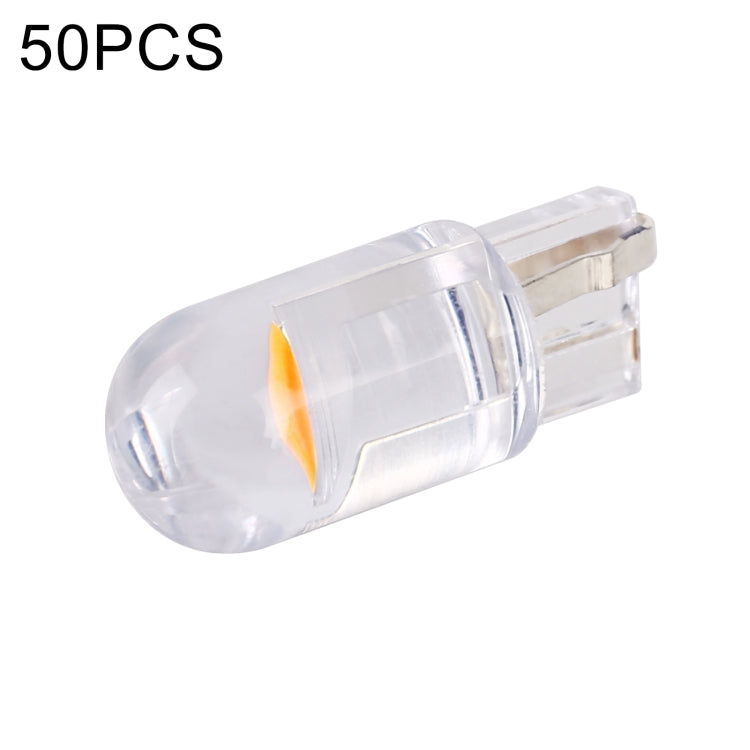 50pcs T10 DC24V / 0.36W / 0.03A Car Clearance Light COB Lamp Beads, DC24V (Ice Blue Light), DC24V (Blue Light), DC24V (Pink Light), DC24V (Green Light), DC24V (Red Light), DC24V (White Light), DC24V (Yellow Light)
