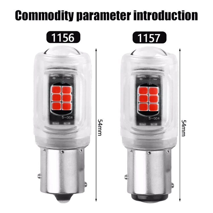 2pcs 1157 DC12V / 2.16W / 0.18A / 480LM Car LED Brake Light, 1157 (Red Light), 1157 (White Light), 1157 (Yellow Light)