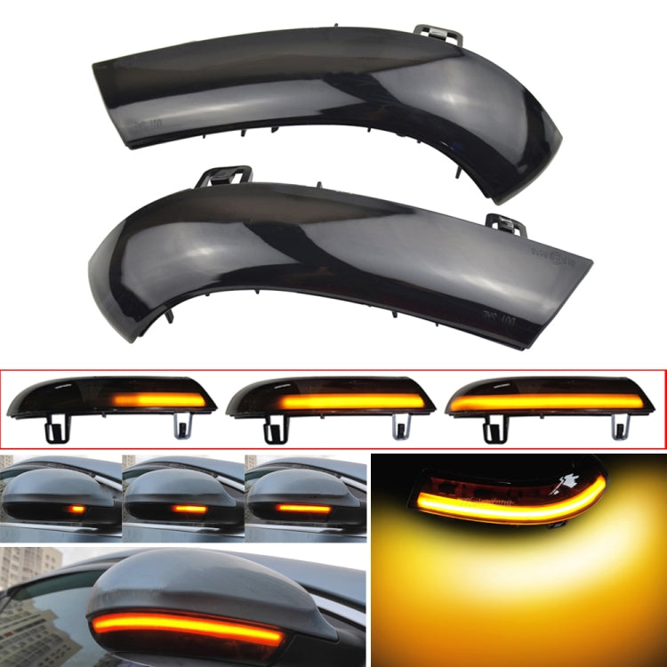 2pcs For Volkswagen Golf 5 MK5 2003-2008 Car Dynamic LED Turn Signal Light Rearview Mirror Flasher Water Blinker, For Volkswagen Golf 5 MK5 2003-2008