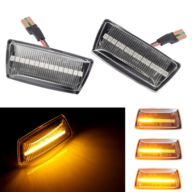 2pcs For Chevrolet Cruze 2009-2014 Car Dynamic LED Fender Side Light 1713423, For Chevrolet Cruze 2009-2014 (Transparent), For Chevrolet Cruze 2009-2014 (Transparent Black)
