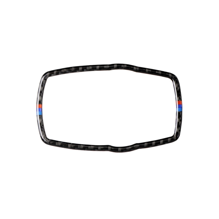 Three Color Carbon Fiber Car Multimedia Frame Decorative Sticker for BMW X3 / X4 / X5 / X6 / F07 / F10 / F15 / F16 / F20 / F25 / F26 / F30 / F34, Multimedia Frame(Three Color)