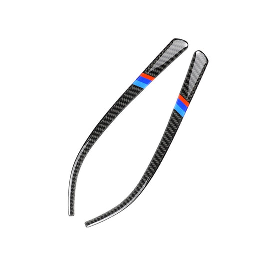 Three Color A Carbon Fiber Car Rearview Mirror Bumper Strip Decorative Sticker for BMW F30 2013-2018 / F34 2013-2017