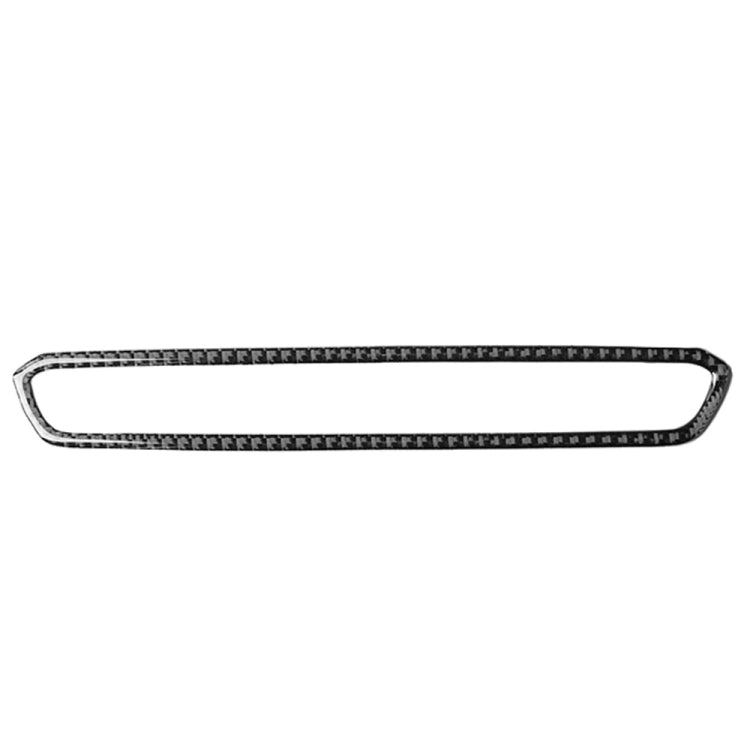 Car Carbon Fiber CD Button Frame Decorative Sticker for BMW 3 Series G20/G28/325Li/330d/335 2019-2020, Left and Right Drive Universal, CD Button Frame