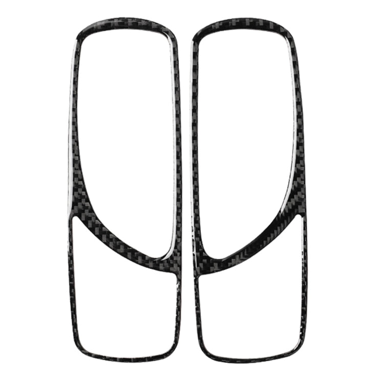 Car Carbon Fiber Rear Door Handle Decorative Sticker for Lexus IS250 300 350C 2006-2012, Left and Right Drive Universal, Rear Door Handle