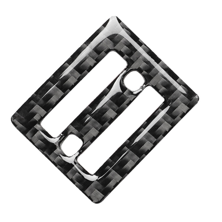 Car Carbon Fiber Middle Air Outlet Decorative Sticker for Lexus IS250 300 350C 2006-2012, Left and Right Drive Universal, Middle Air Outlet