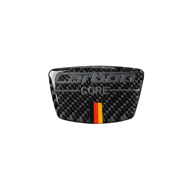 Car Carbon Fiber German Flag Color Goalpost Decorative Sticker for Audi A6 2005-2011, Left and Right Drive Universal, German Goalpost
