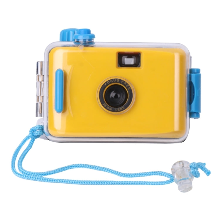 SUC4 5m Waterproof Retro Film Camera Mini Point-and-shoot Camera for Children, Black White, Pink, Baby Blue, White, Yellow
