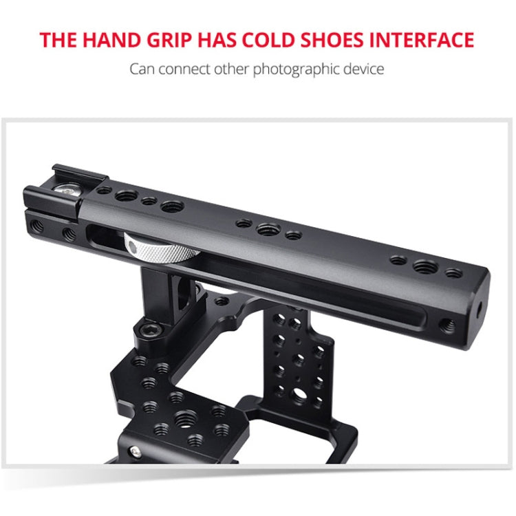 YELANGU CA7 YLG0908A-A Handle Video Camera Cage Stabilizer for  Sony A7K & A7X & A73  & A7S & A7R & A7RII & A7SII, YLG0908A-A