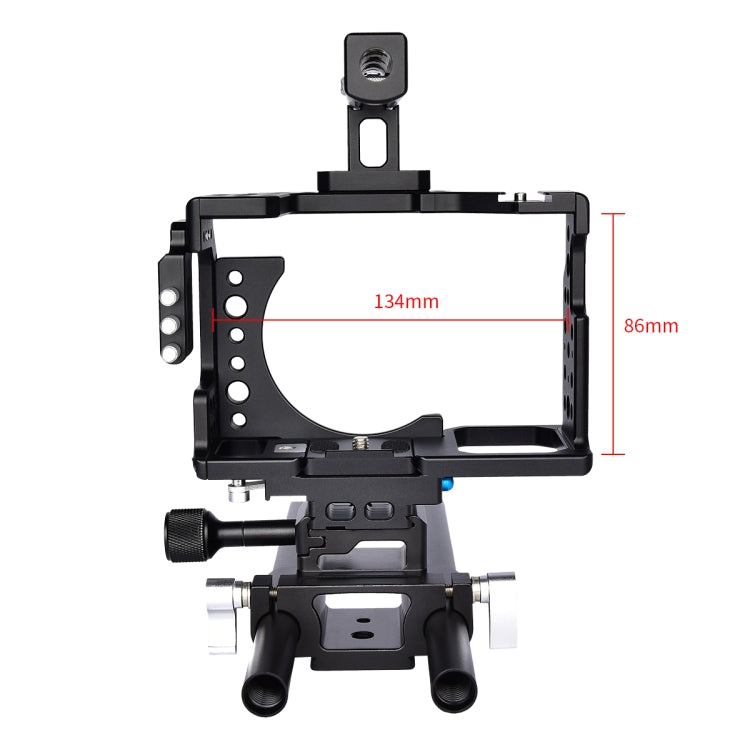 YELANGU CA7 YLG0908A-A Handle Video Camera Cage Stabilizer for  Sony A7K & A7X & A73  & A7S & A7R & A7RII & A7SII, YLG0908A-A