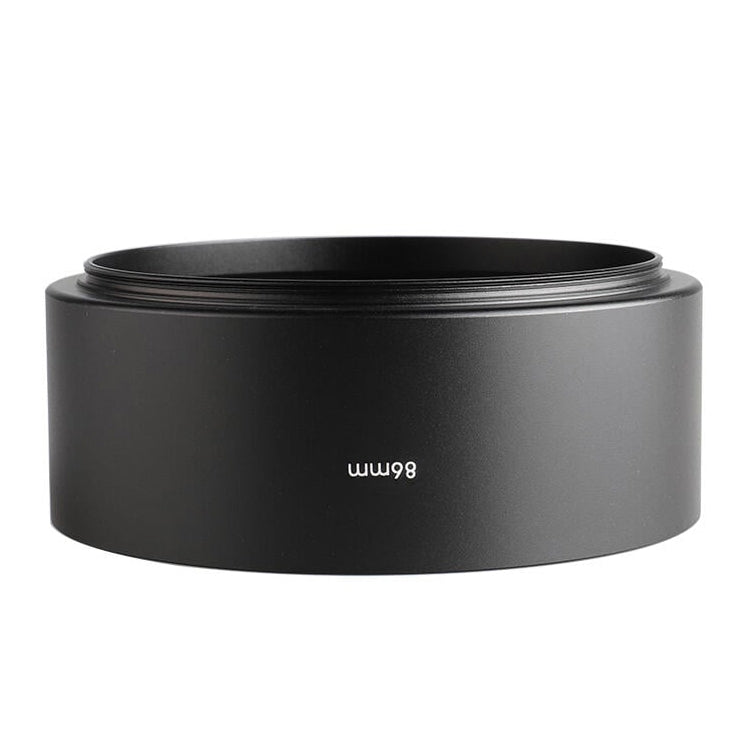86mm Thread Type Straight Tube Full Metal Lens Hood Shade for Medium Telephoto Lens, 86mm x 86mm x 40mm