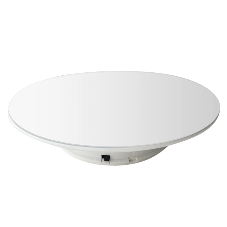 25cm 360 Degree Electric Rotating Mirror Surface Turntable Display Stand Video Shooting Props Turntable for Photography, Load 3kg, Powered by Battery, 25cm Mirror/Powered by Battery(W), 25cm Mirror/Powered by Battery(WB), 25cm Mirror/Powered by Battery(B)