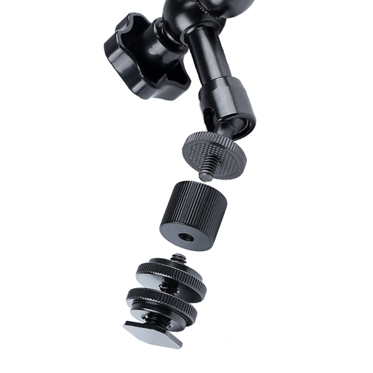7 inch Adjustable Friction Articulating Magic Arm + Large Claws Clips, 7 inch Magic Arm + Claws Clips