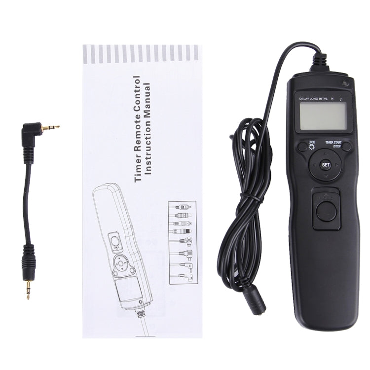 RST-7001 LCD Screen Time Lapse Intervalometer Shutter Release Digital Timer Remote Controller with C6 Cable for CANON 1000D/550D/60D, PENTAX:K20D/K200D/K10D, SAMSUNG GX-20/GX-10 Camera, RST-7001