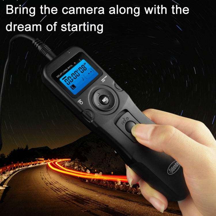 RST-7001 LCD Screen Time Lapse Intervalometer Shutter Release Digital Timer Remote Controller with C6 Cable for CANON 1000D/550D/60D, PENTAX:K20D/K200D/K10D, SAMSUNG GX-20/GX-10 Camera, RST-7001