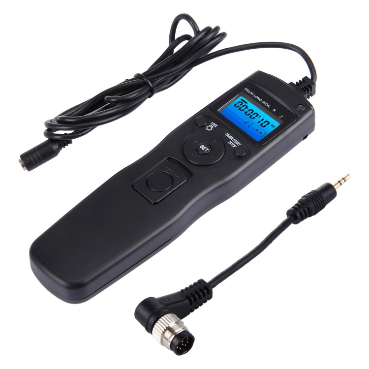 RST-7004 LCD Screen Time Lapse Intervalometer Shutter Release Digital Timer Remote Controller with N8 Cable for NIKON D3X/D3/D700/D300/D2X/D2H/D200/D1H/D1X/D800 Camera, RST-7004