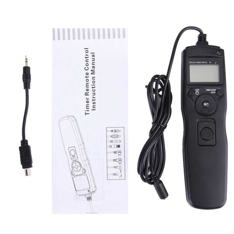 RST-7006 LCD Screen Time Lapse Intervalometer Shutter Release Digital Timer Remote Controller with N10 Cable for NIKON D90/D5000/D7000/D3100 Camera, RST-7006