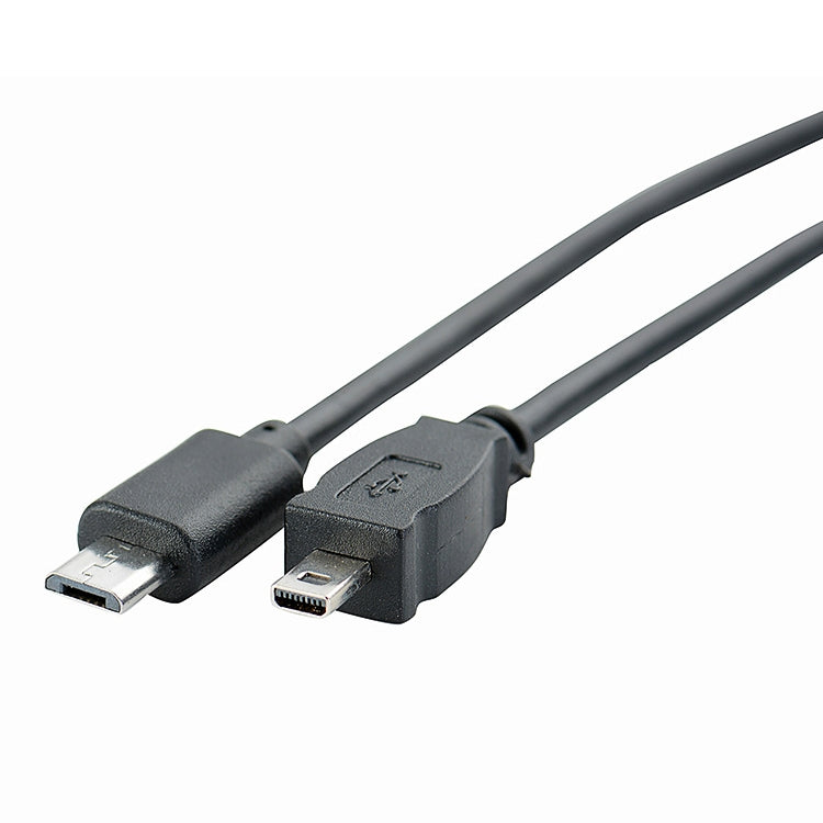 5 PCS 30cm Micro USB to Mini 8 Pin USB OTG Phone Data Cable for Nikon, Micro  to Mini 8 Pin For Nikon