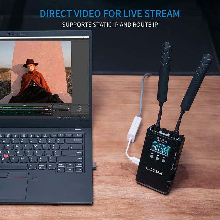 LAIZESKE W1000H 1000FT HDMI Wireless Video Transmission System, W1000H