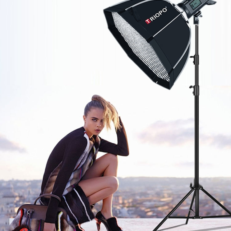 TRIOPO S55 Diameter 55cm Honeycomb Grid Octagon Softbox Reflector Diffuser for Studio Speedlite Flash Softbox, Diameter 55cm