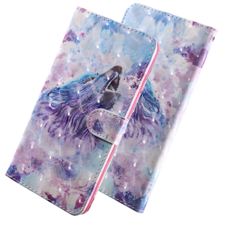 3D Coloured Drawing Pattern Horizontal Flip Leather Case with Holder & Card Slots & Wallet & Lanyard, for Xiaomi Redmi 7S / Redmi Note 7 Pro, for Galaxy A10E / A20E, for LG K50 / Q60, for Huawei Honor 20 Lite