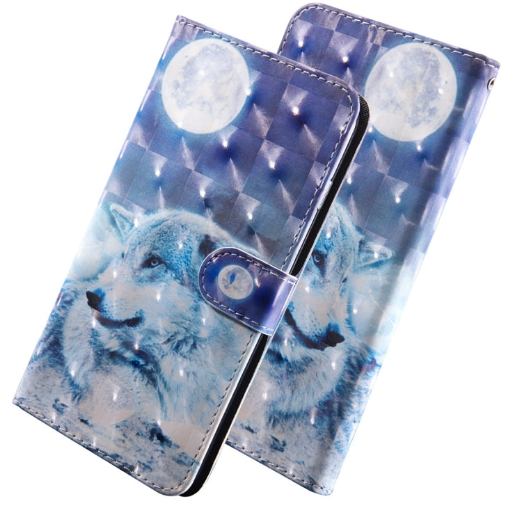 3D Coloured Drawing Pattern Horizontal Flip Leather Case with Holder & Card Slots & Wallet & Lanyard, for Xiaomi Redmi 7S / Redmi Note 7 Pro, for Galaxy A10E / A20E, for LG K50 / Q60, for Huawei Honor 20 Lite
